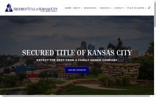 Secured Title of Kansas City website