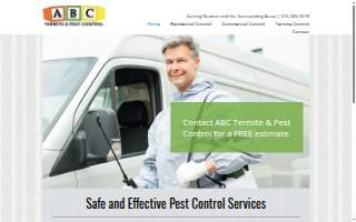 ABC Termite & Pest Control website
