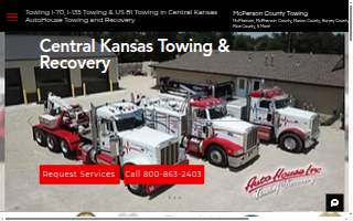 Auto House Towing & Recovery website