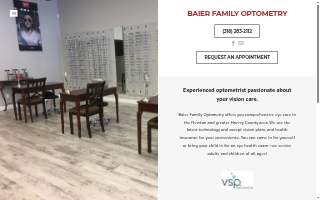 Baier Family Optometry website