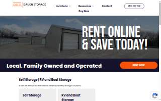 Bauer Storage - Newton, Kansas website