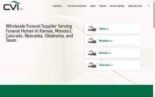 CVI Funeral Supply website