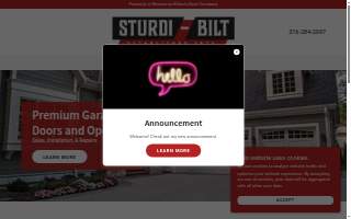 Eldon's Door Co website
