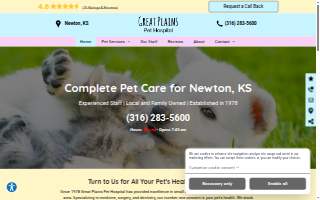 Great Plains Pet Hospital: Zogleman Mary DVM website