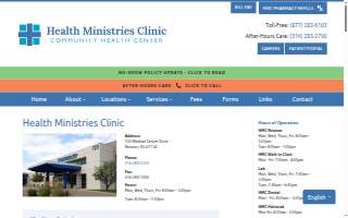 Health Ministries Clinic website