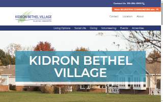 Kidron Bethel Village website