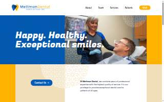 Mettman Dental website