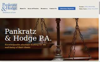 Pankratz & Hodge, P.A. website