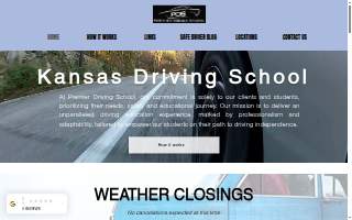 Premier Driving School - Newton website