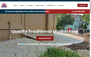 American Mudjacking - Concrete Repair website
