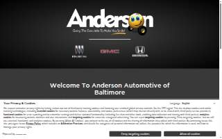 Anderson Automotive of Olathe website