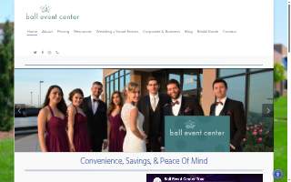 Ball Event Center website