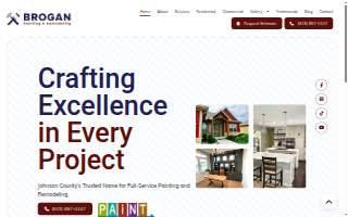 Brogan Painting & Remodeling website