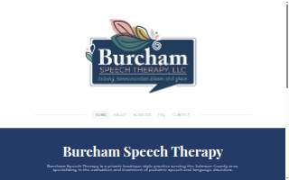 Burcham Speech Therapy, LLC website
