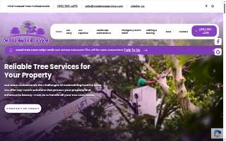 Creek Tree Service, Inc. website