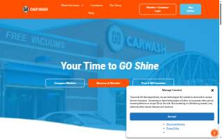 GO Car Wash of Olathe website