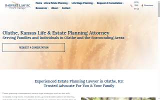 Harvest Law KC website
