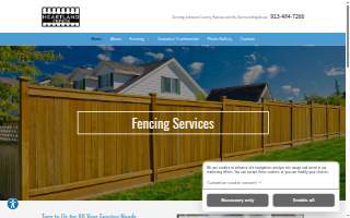 Heartland Fence KC Inc website