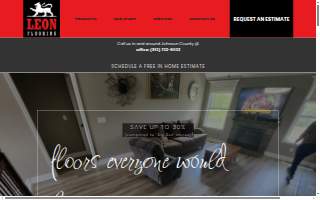 Leon Flooring website