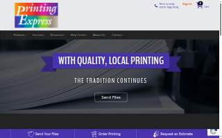 Printing Express website