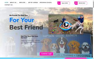 Captain Creek Ranch website