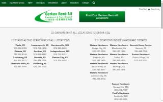 Gerken Rent-All of Ottawa website