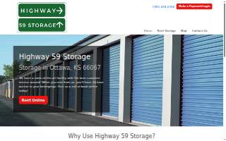 Highway 59 Storage LLC. website