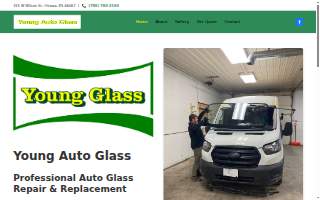 Young Auto Glass LLC website