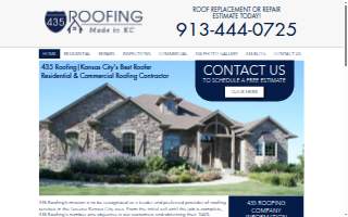 435 Roofing Inc. website
