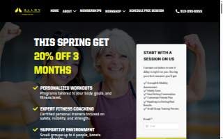 Alloy Personal Training Overland Park website