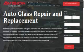 Avision Auto Glass website