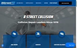 B Street Collision of Overland Park website