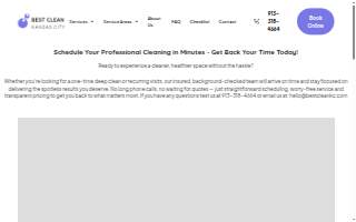 Best Clean KC of Overland Park website