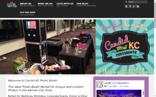 Candid KC Photo Booth website