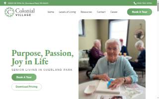 Colonial Village Overland Park website