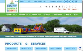 Creative Carnivals & Events website