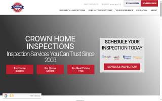 Crown Home Inspections of Overland Park website