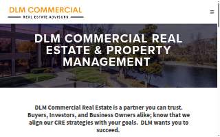 DLM Commercial Real Estate Services website