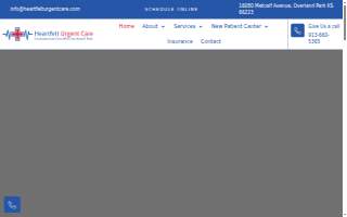 Heartfelt Urgent Care website