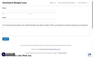 Heartland Weight Loss website