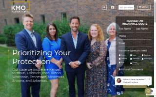 KMO Insurance Agency website