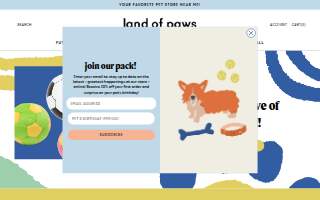 Land of Paws South website