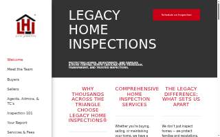 Legacy Home Inspections of Overland Park website