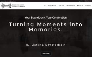 Audiocrisp Events of Parsons website