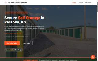 Labette County Storage website