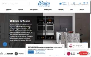 Westco Home Furnishings of Parsons website
