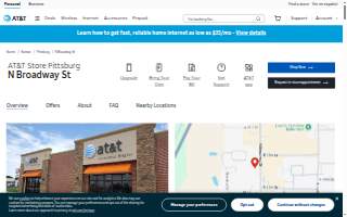 AT&T Store of Pittsburg website