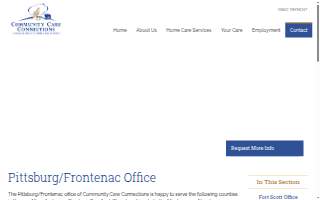 Community Care Connections of Pittsburg website