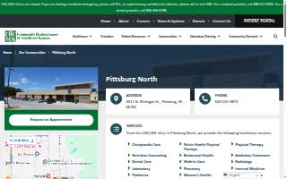 Community Health Center of Southeast Kansas - Pittsburg North website