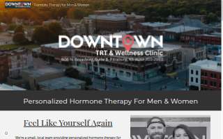 Downtown TRT & Wellness Clinic website